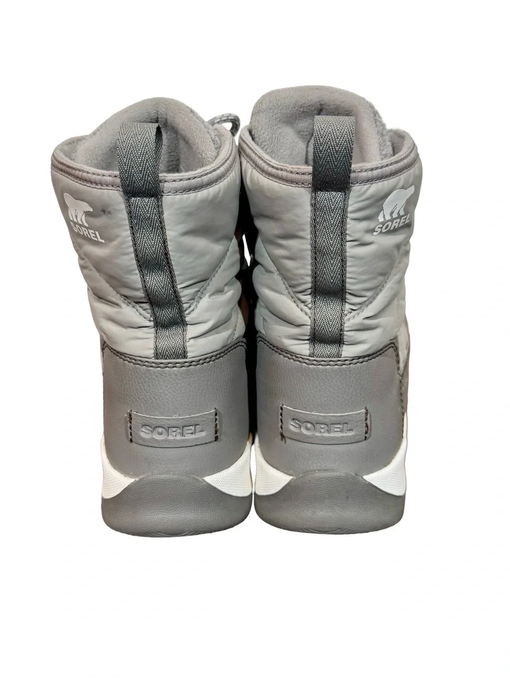 Sorel Whitney II Plus Lace Insulated Waterproof Snow Boots in Chrome Grey